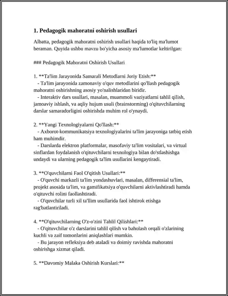 PEDAGOG ÓZ ILMIY, ÓQUV-USLUBIY SALOHIYATINI OSHIRISHNING PSIXOLOGIK MUAMMOLARI HAQIDA TUSHUNCHA 4