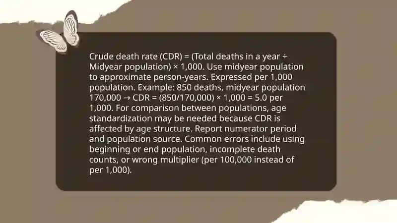 Solving problems on calculating demographic indicators 4