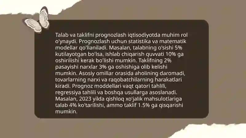 Turizm Rivojlanishini Prognozlashtirish Usullari 4