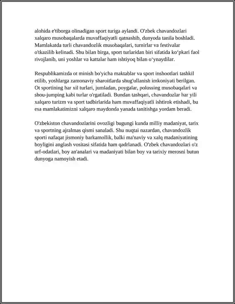 CHAVANDOZLIK SPORTI 4