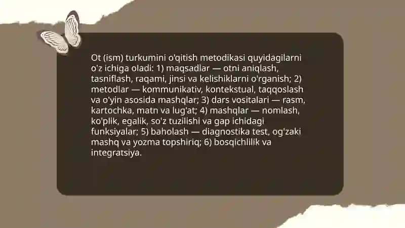 So'z turkumlarini o'qitish metodikasi 4