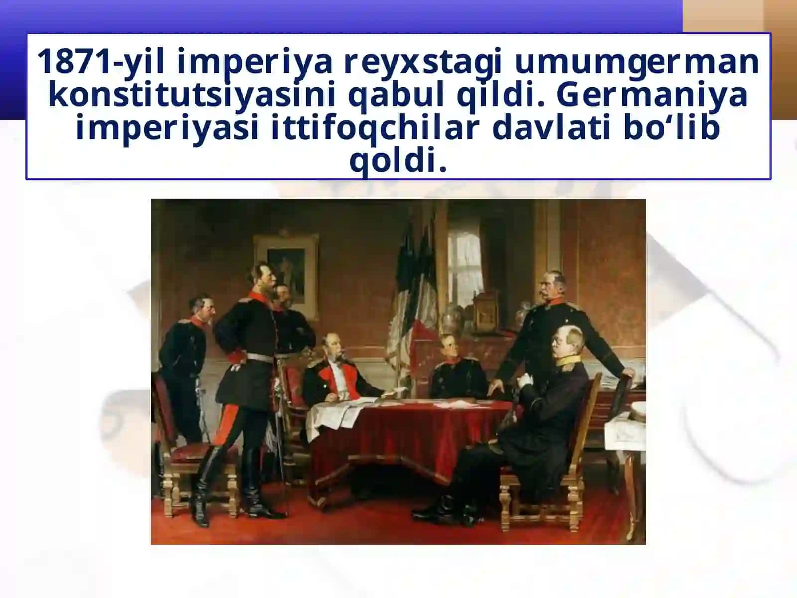 XX asr boshlarida Germaniya Imperiyasining Tashkil Topishi 4