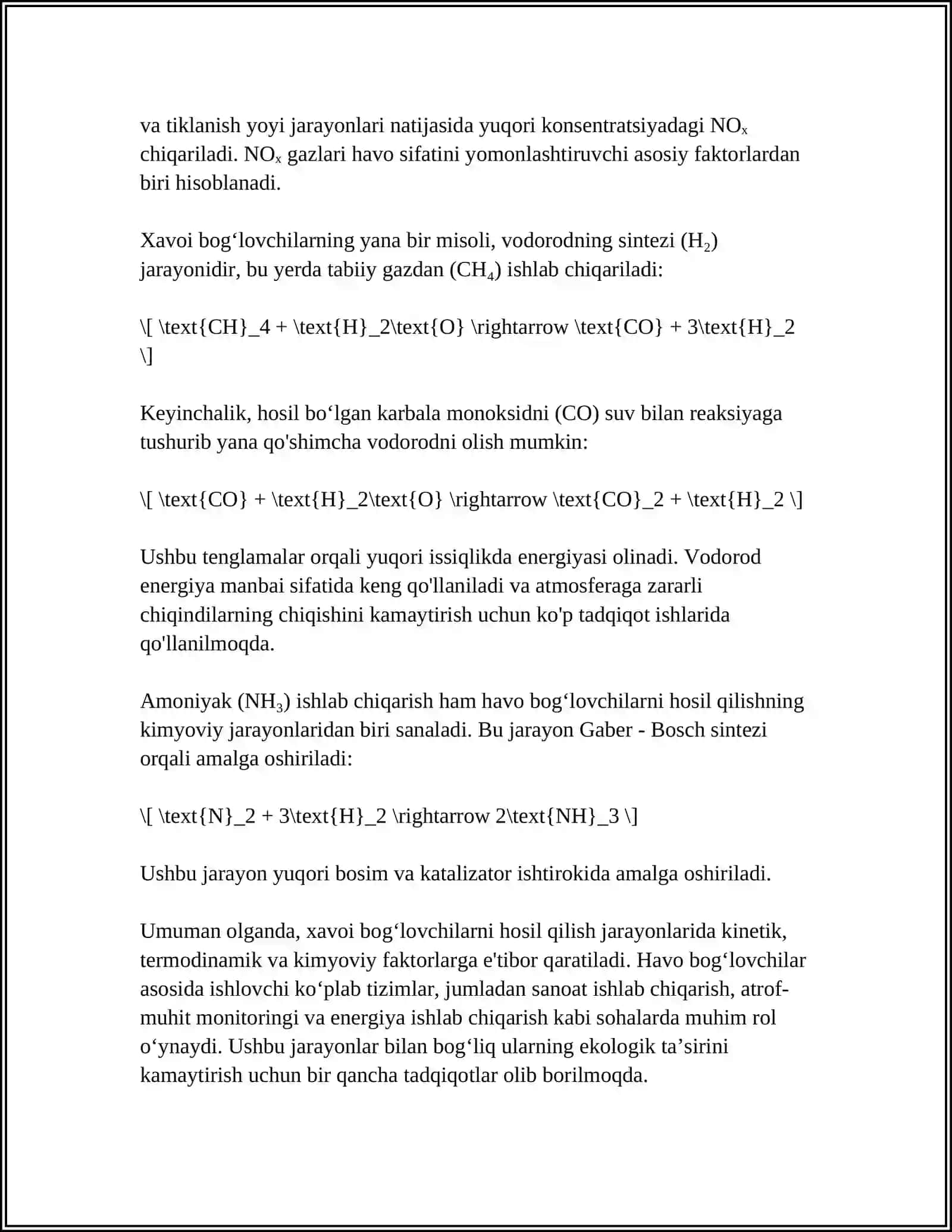 XAVOI BOG‘LOVCHILAR VA GIDRAVLIK BOG'LOVCHILAR ULARNING OLONISHIDAGI KIMYOVIY JARAYONLAR 4