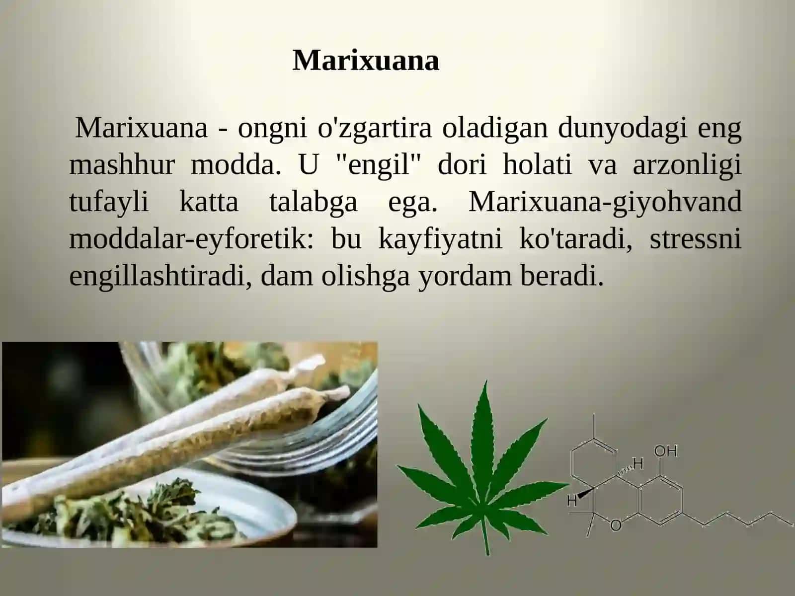 Tabiiy va sintetik narkotik vositalar 4