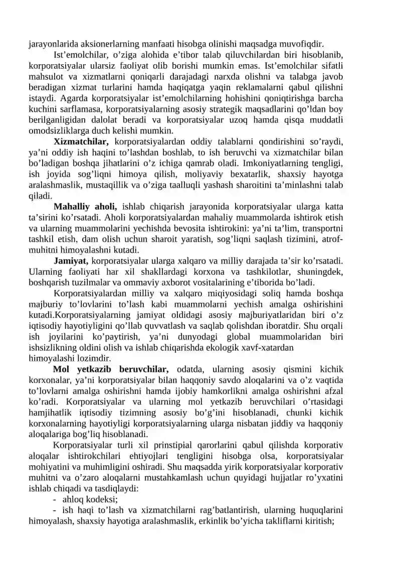 Korporativ boshqaruv nazariyasining evolyusiyasi 4