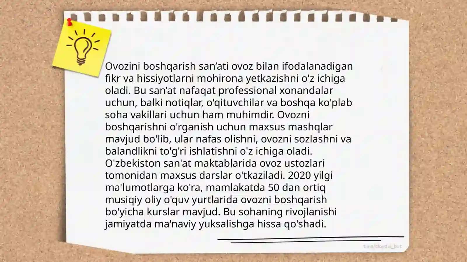 Vokal-xor ijrochiligi madaniyati shakinlantirish 4
