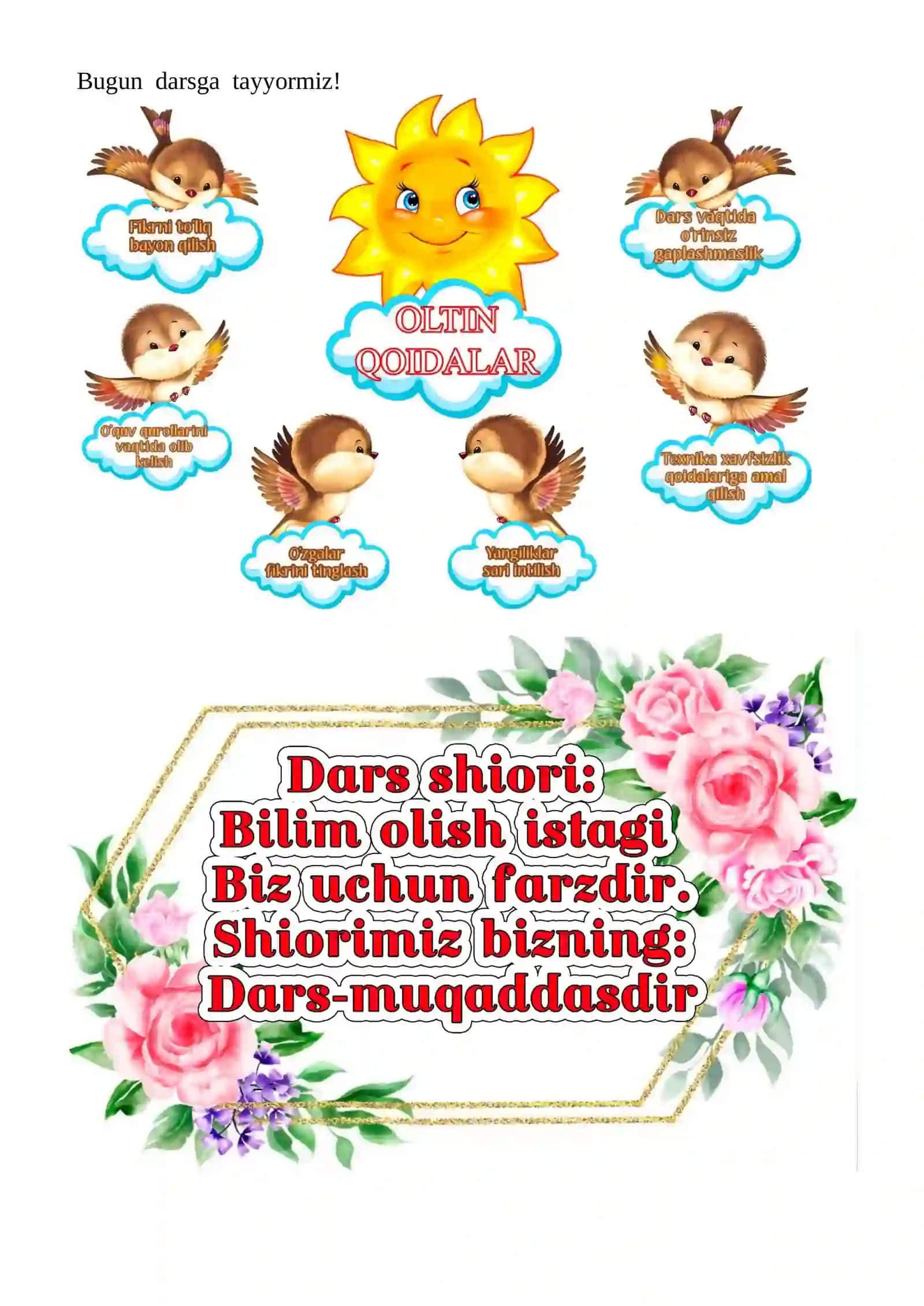 Merosga kim munosib? mavzusida 3-sinf O'qish fanidan dars ishlanmasi 4