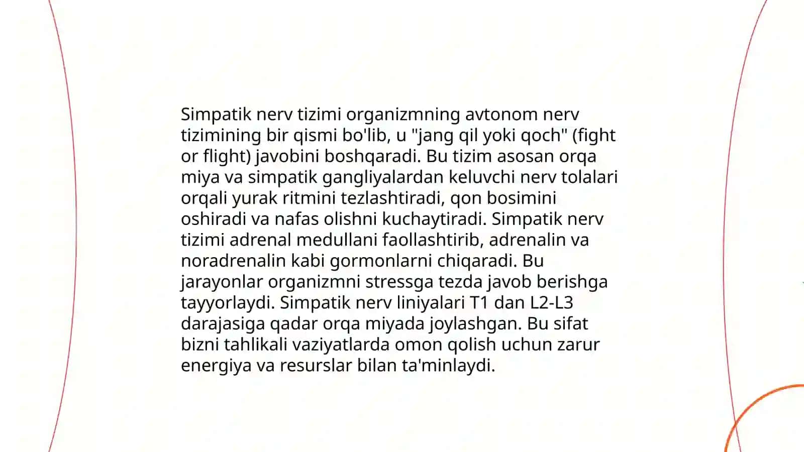 Vegetativ nerv sistemasi fiziologiyasi 4