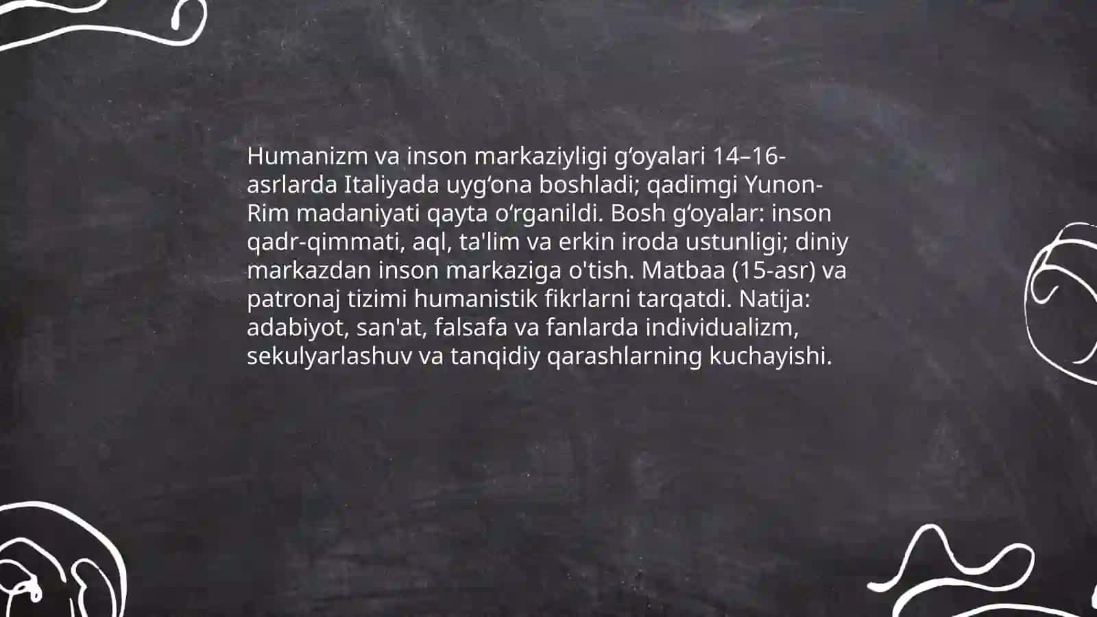 G‘arbiy Yevropada yangi davr madaniyatining shakllanishi 4
