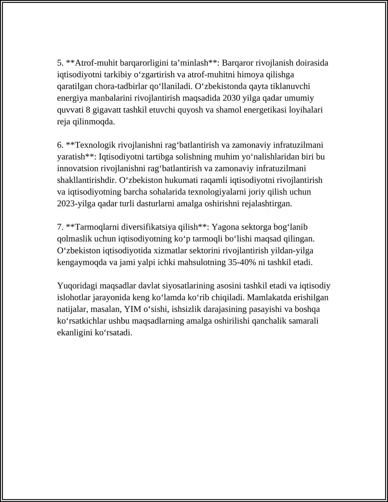 Iqtisodiyotni tartibga solishning maqsadi, vazifalari va usullari 4