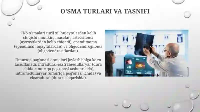 Markaziy nerv sistemasi va umurtqa o‘smalari(radiologiya faniga oid) 4