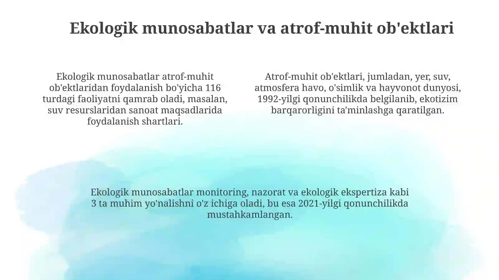 Ekologiya huquqi predmeti va usullari 4