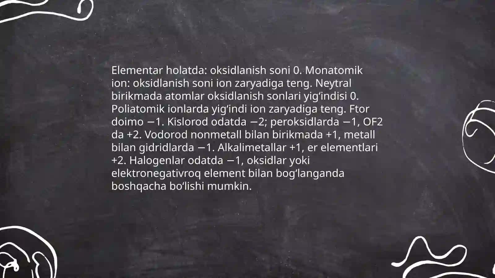 Oksidlanish qaytarilish reaksiyalari 4