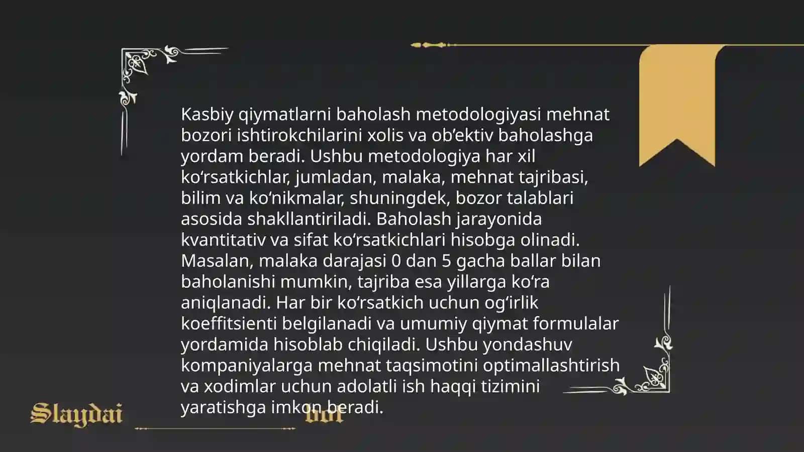 Kasbiy Xususiyatlarni Tadqiq Etish Usullari 4
