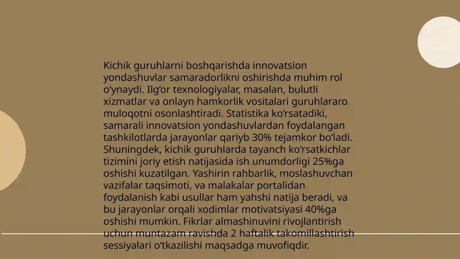 Boʻlajak o'qituvchilarning kichik guruhlarda ishlash faoliyatini takomillashtirish 4