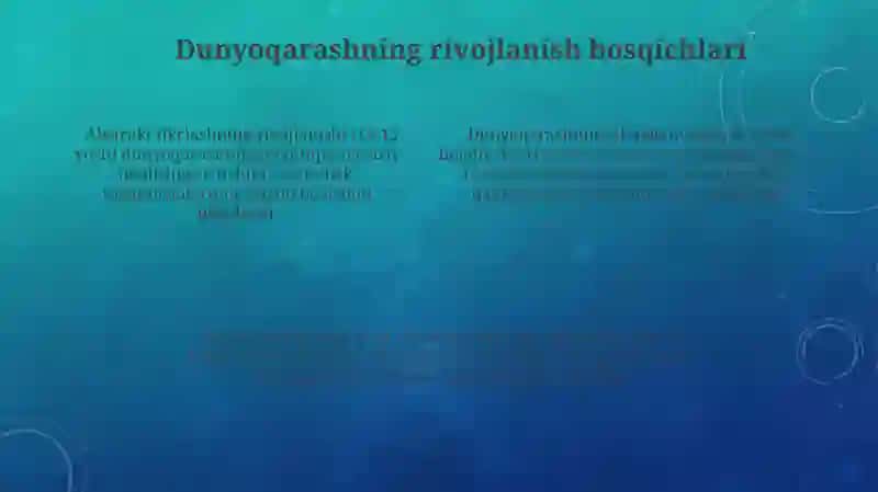 Dunyoqarashning mohiyati, tuzilishi va asosiy vazifalari 4