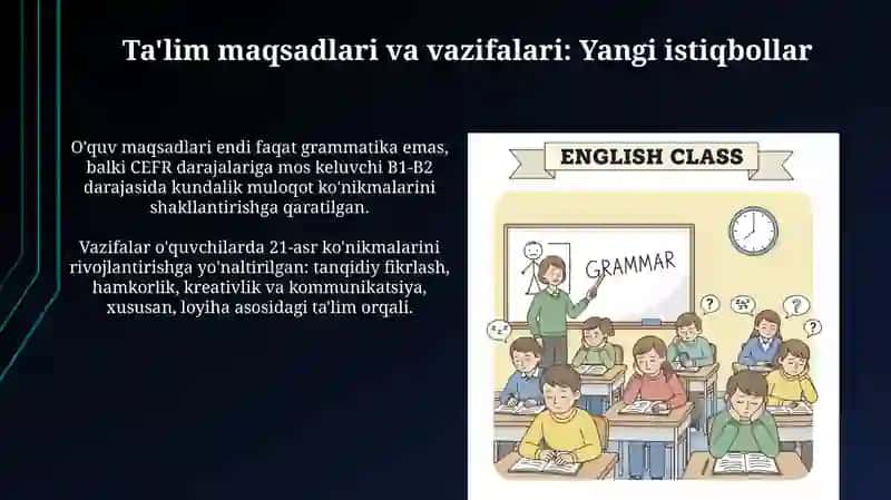 Zamonaviy metodlarga asoslangan ingliz tili ta'limi 4