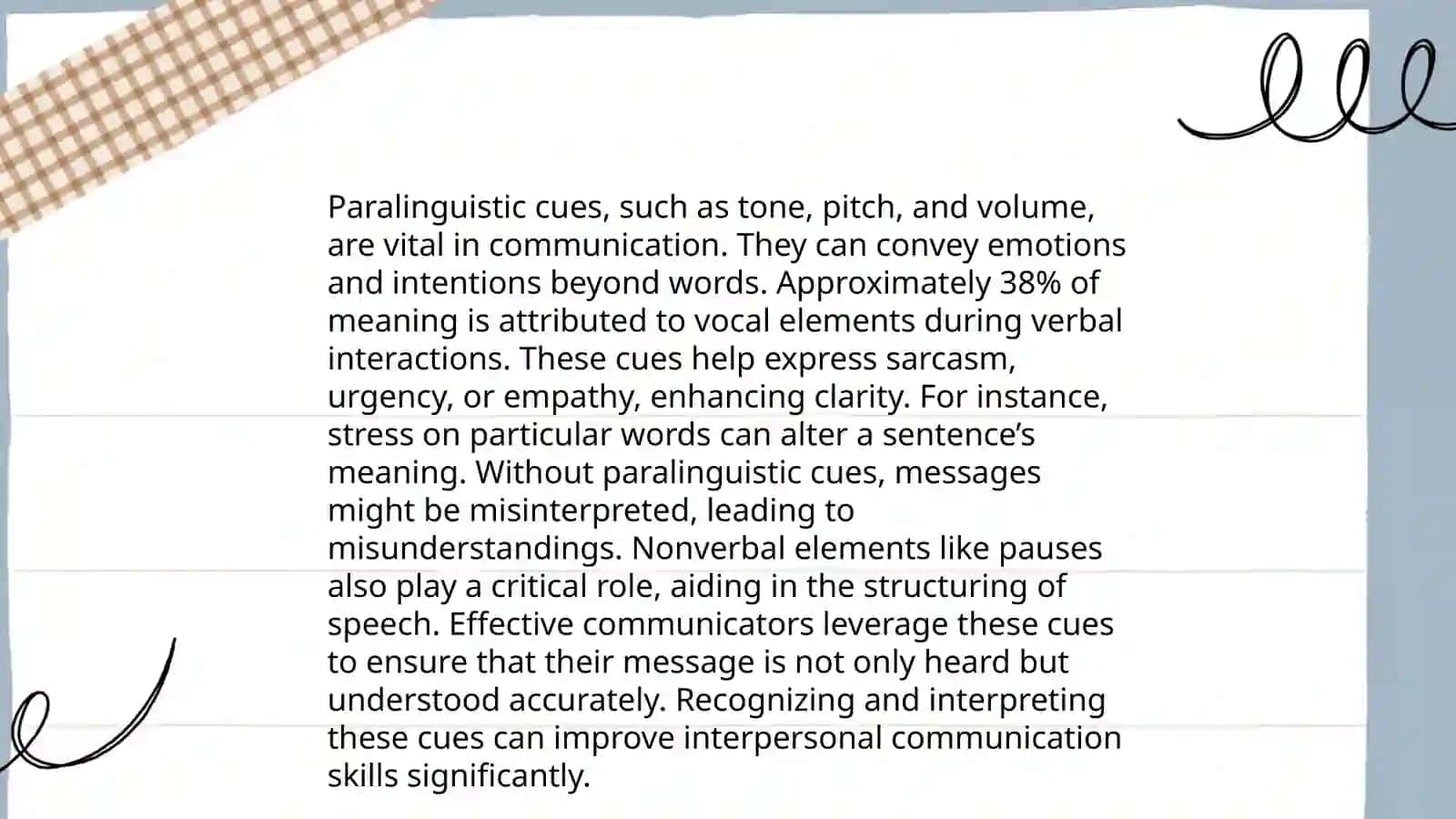 Paralinguistic means in communication 4