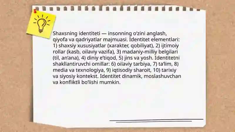 Shaxsning identiteti 4