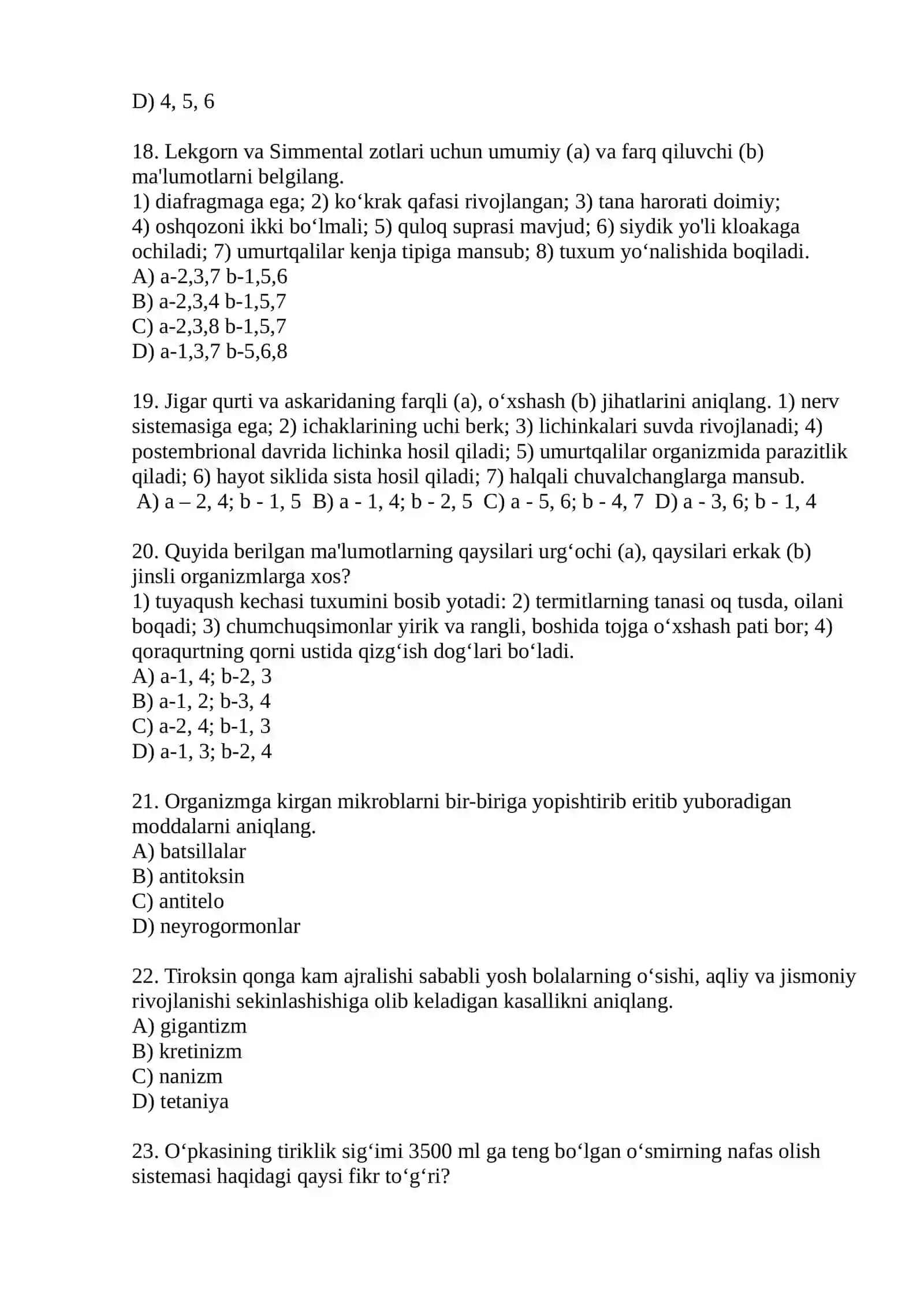 BIOLOGIYA 4