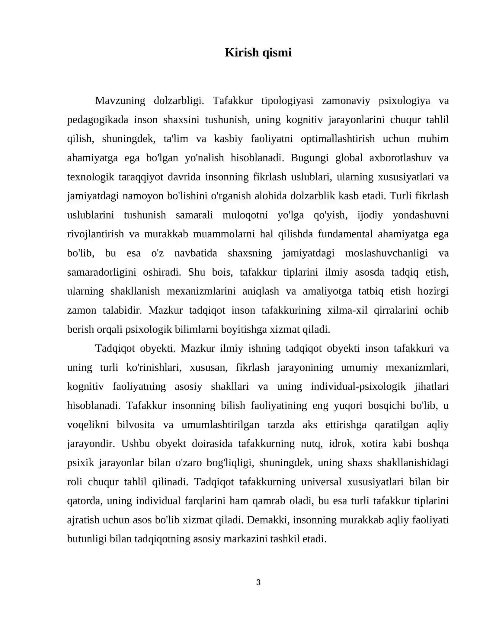 Tafakkur tipologiyasi 4