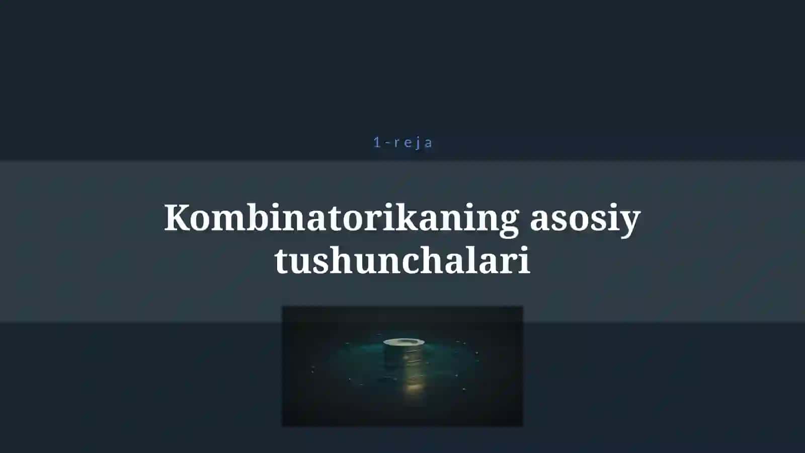 Kombinatorika elementlari 4