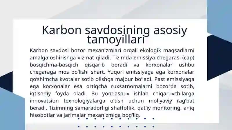 Karbon savdosi tizimlarining samaradorligi:Xitoy va Yevropa tajribasi 4