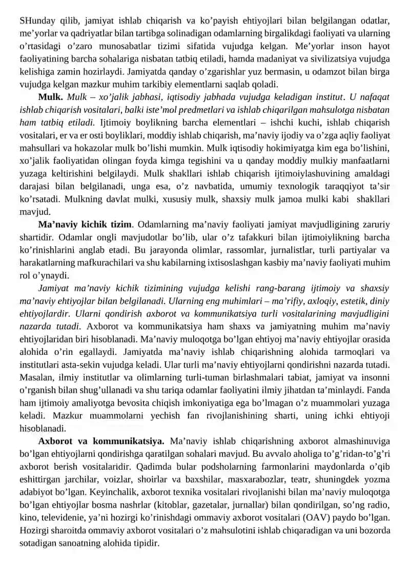 Jamiyat va Tarix Falsafasi 4