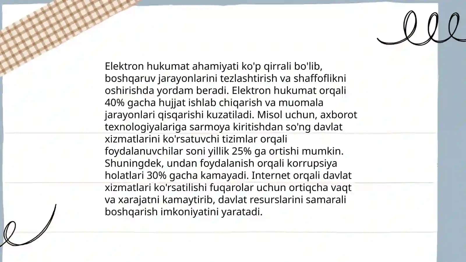 Elektron hukumatning rivojlanishi 4