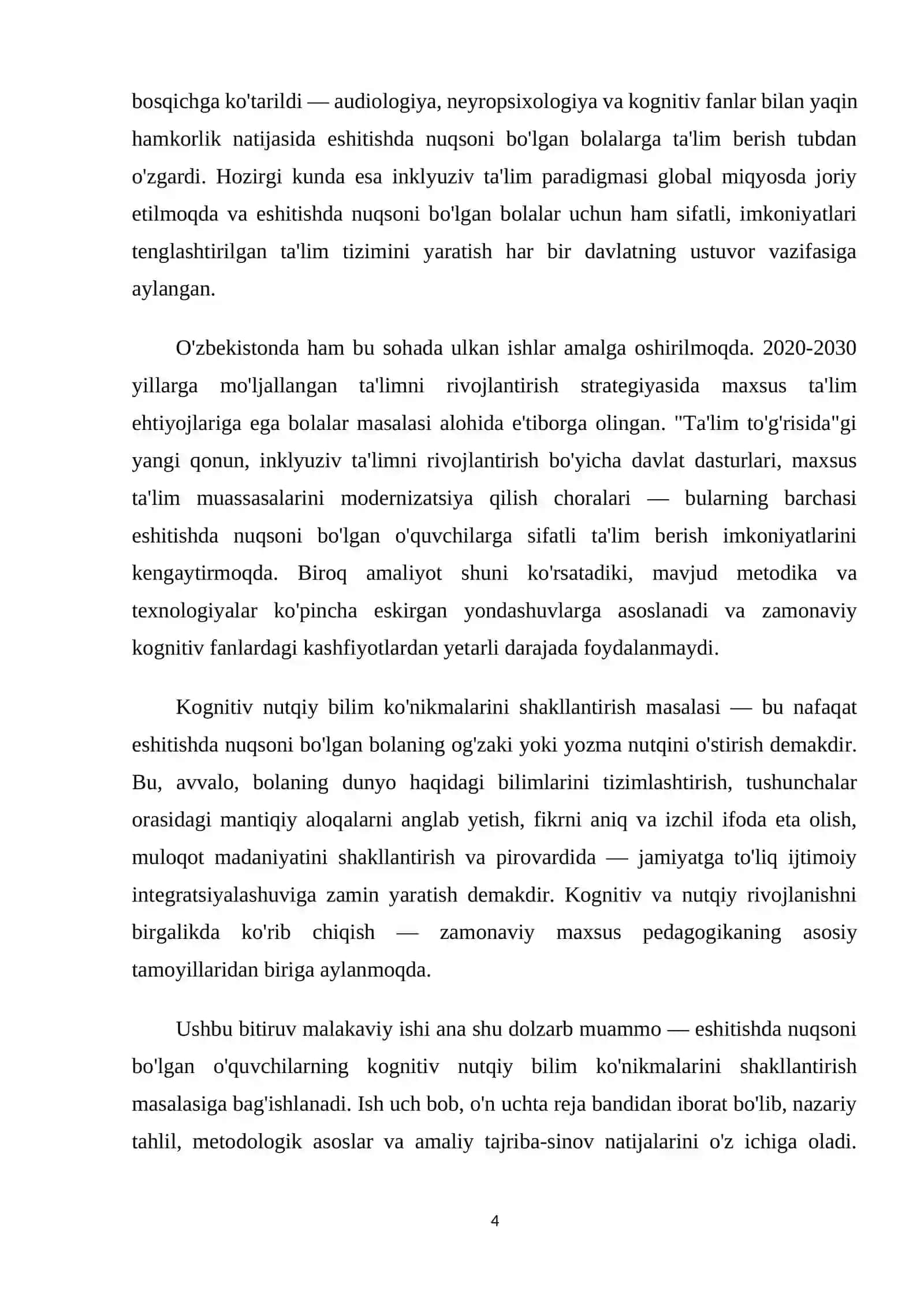 Eshitishda nuqsoni bo'lgan o'quvchilarning kognitiv nutqiy bilim ko'nikmalarini shakllantirish 4