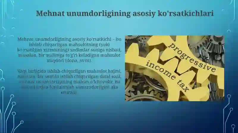 Mehnatunumdorligini oshirish uchun rag'batlantiruvchi mexanizmlar 4