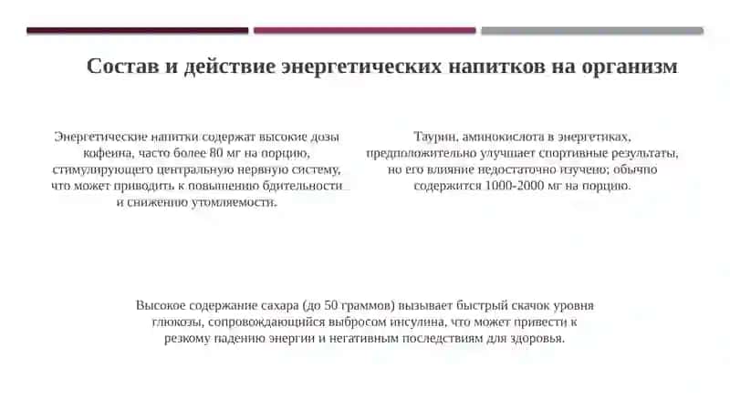 Энергетические напитки 4