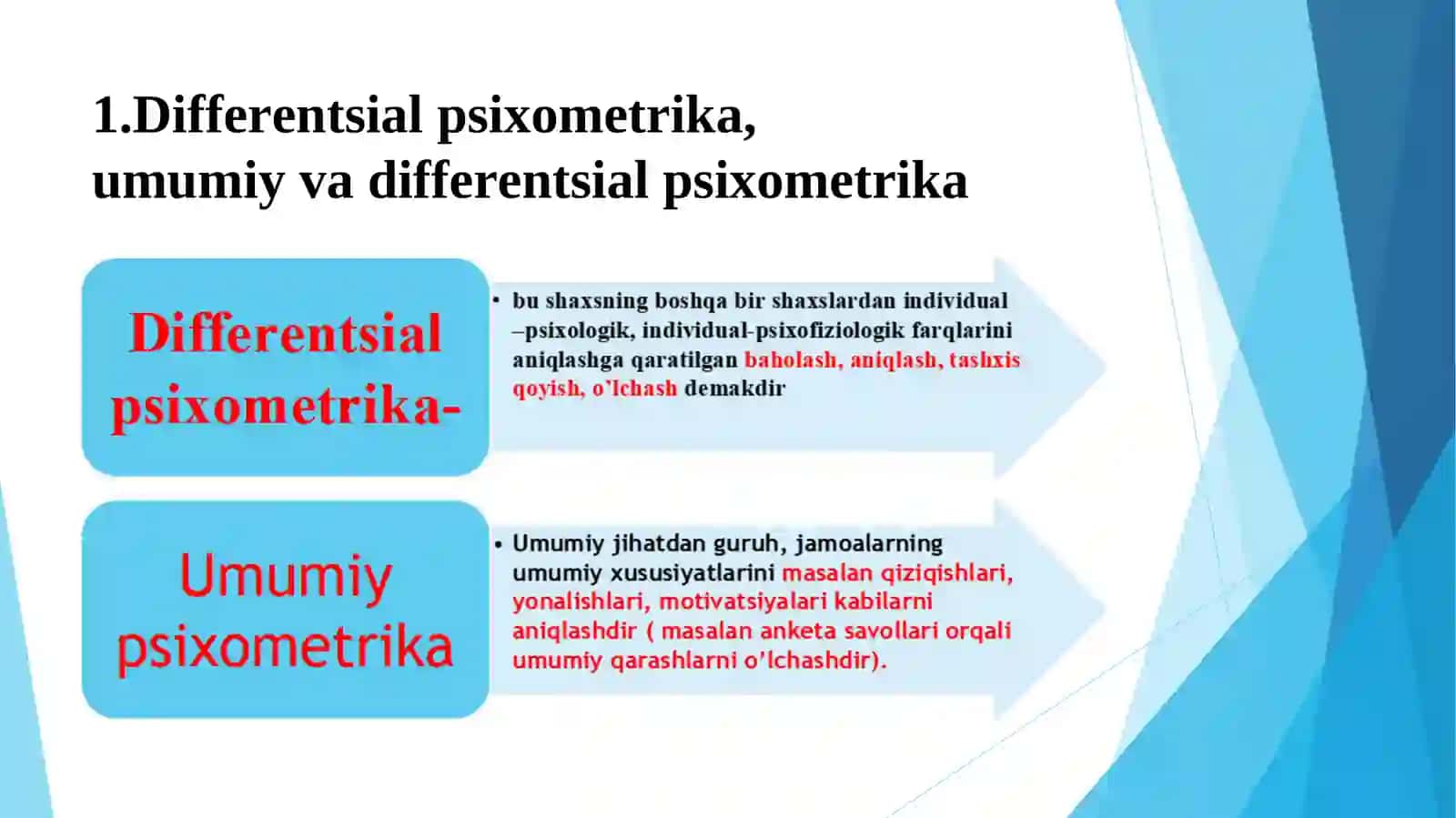 Psiхоdiаgnоstik mеtоdikаlаr vа psiхоdiаgnоstik tеkshiruv jаrаyonigа qo’yilаdigаn tаlаblаr 4