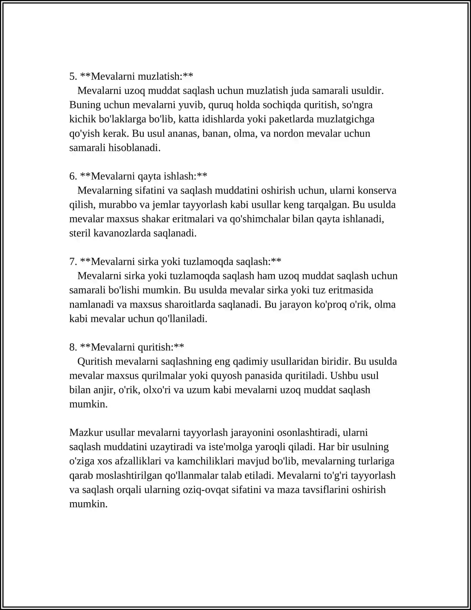 SHAKAR QOSHIB TAYARLANADIGAN MEVA KONSERVALARI 4