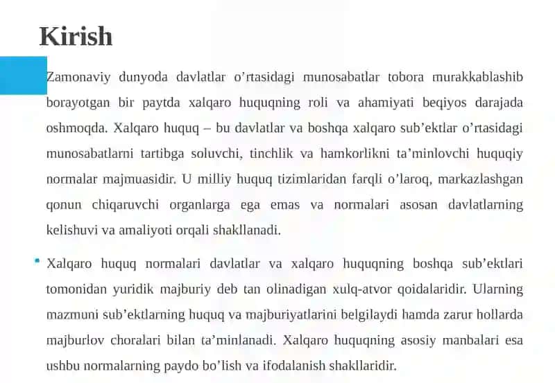 Xalqaro huquq normalar va manbalari 4