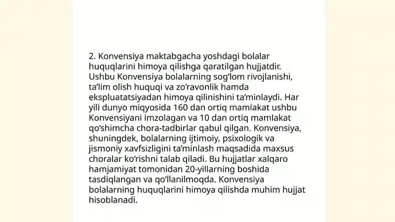 Bolahuquqlari to‘g‘risidagi Konvensiya 4
