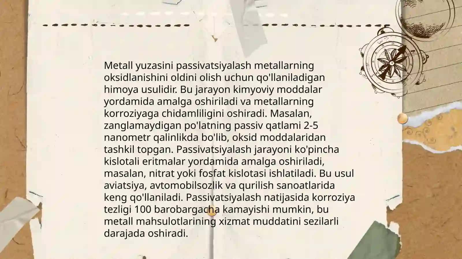 Metalllar korroziyasini oldini olish choralari 4