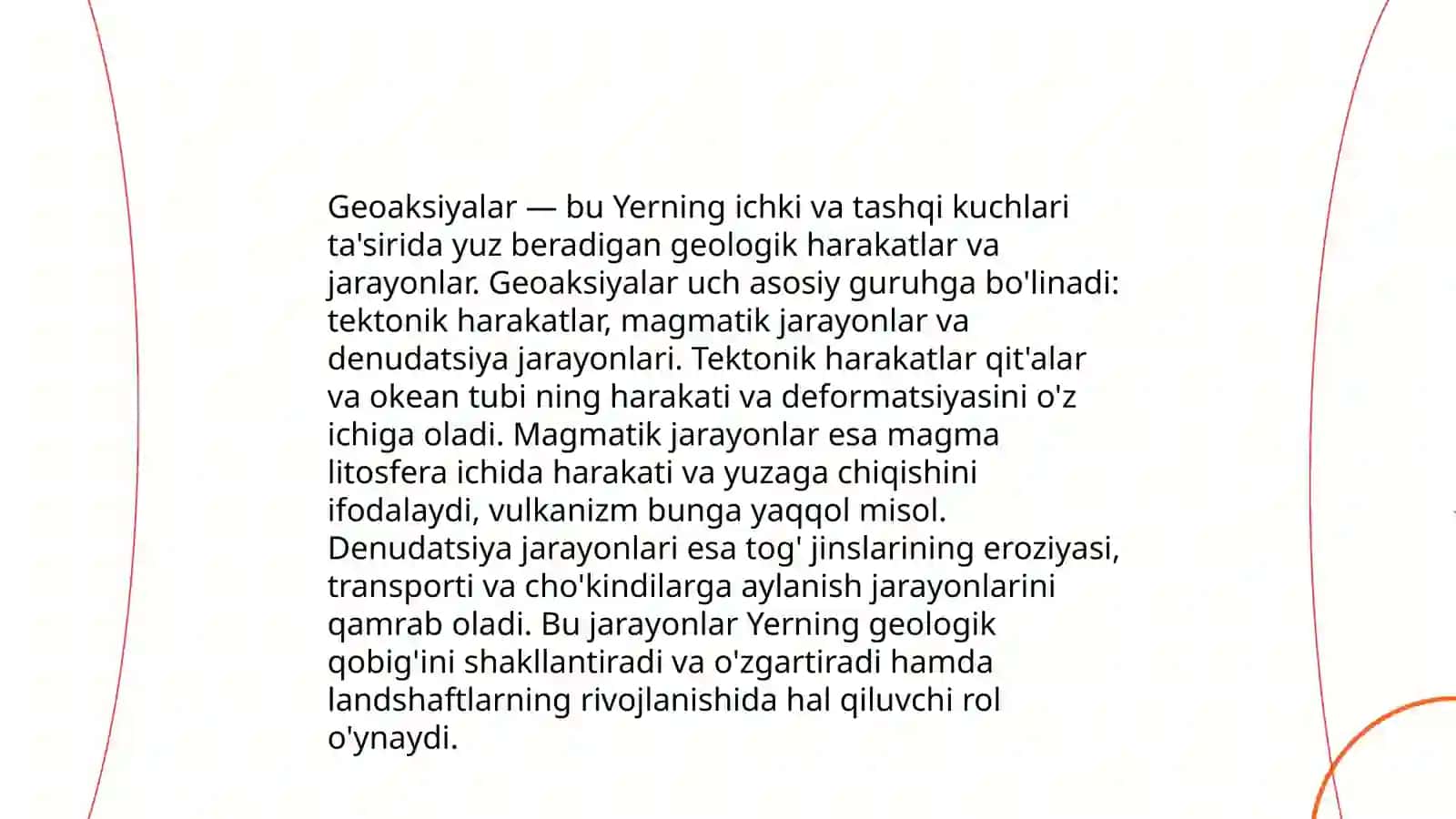 Topologik ko'lamdagi geoxoralarni tahlil qilish 4