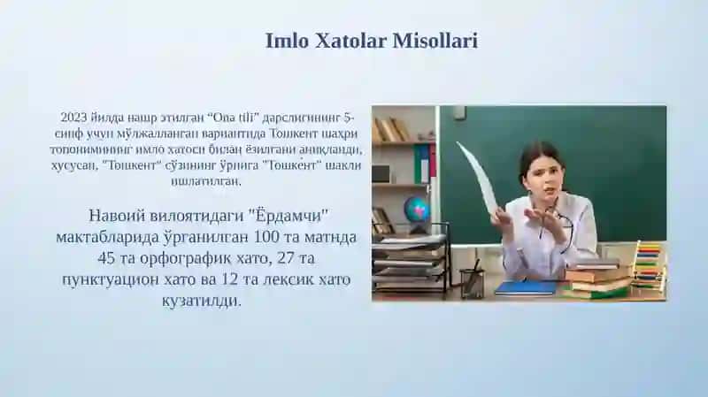 Yordamchi Maktab Darsliklaridagi Xatolarni Aniqlash 4