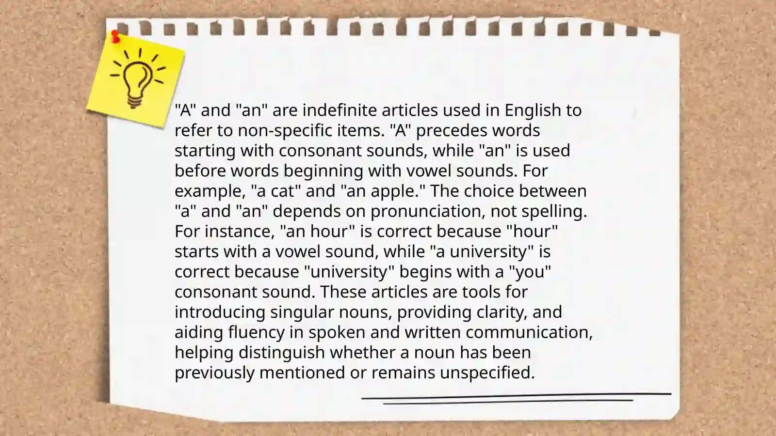 Article "a, an, the" 4