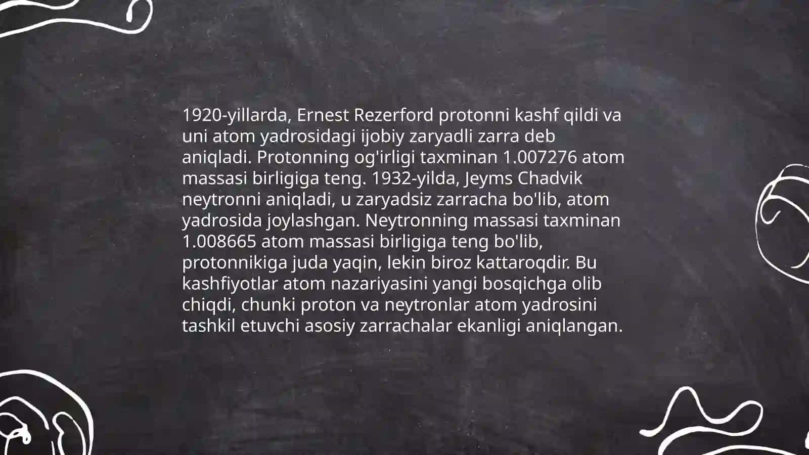Elementar zarrachalar va ularning kashf qilinishi tarixi 4