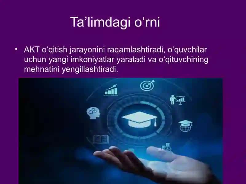 Ta'limda axborot-kommunikatsiya texnologiyalarining ahamiyati va rivojlanish tendensiyalari 4