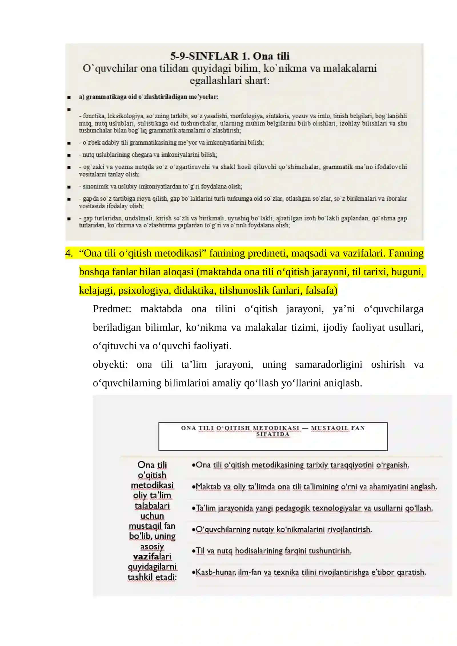 O‘zbekiston Respublikasining “Ta’lim to‘g‘risida”gi qonuni va ona tili ta’lim masalalari 4