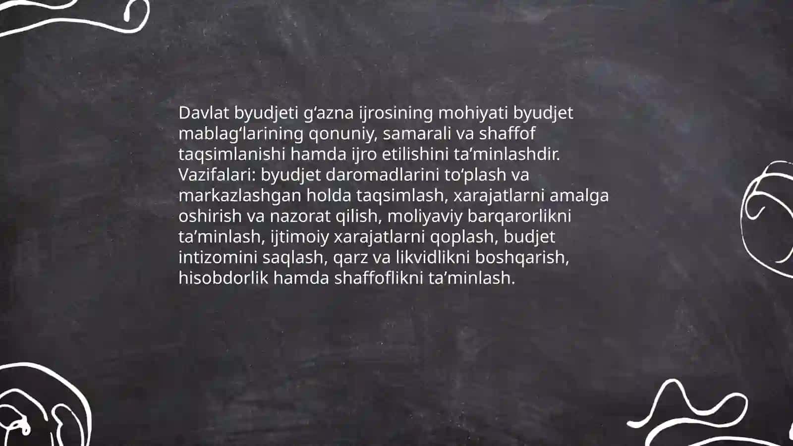Davlat byudjeti g‘azna ijrosining mazmuni, mohiyati va ahamiyati 4