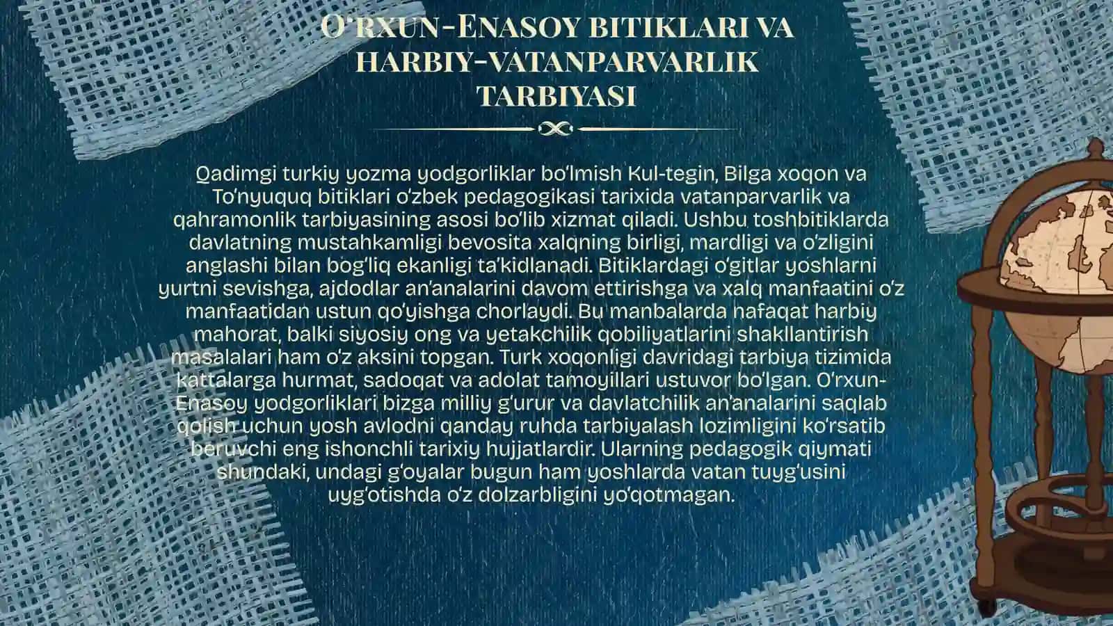 Eng qaadimgi yozma manbalarda ta’lim-tarbiyaga oid fikrlar 4