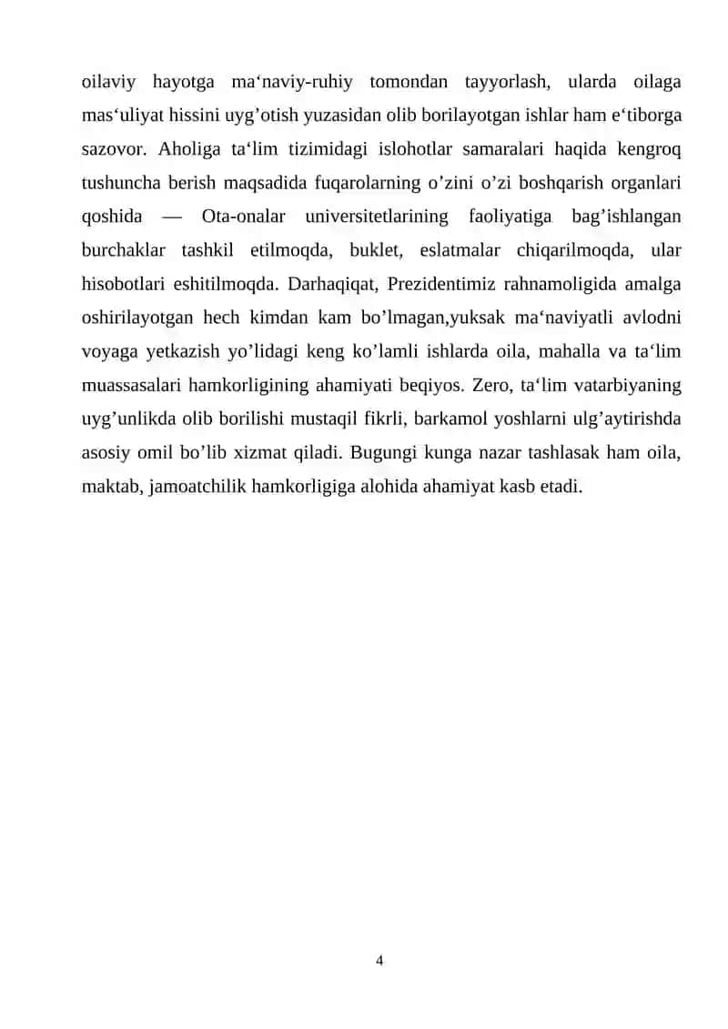 O`quvchilarni tarbiyalashda oila, mahalla, maktab ham-korligi konsepsiyasi 4