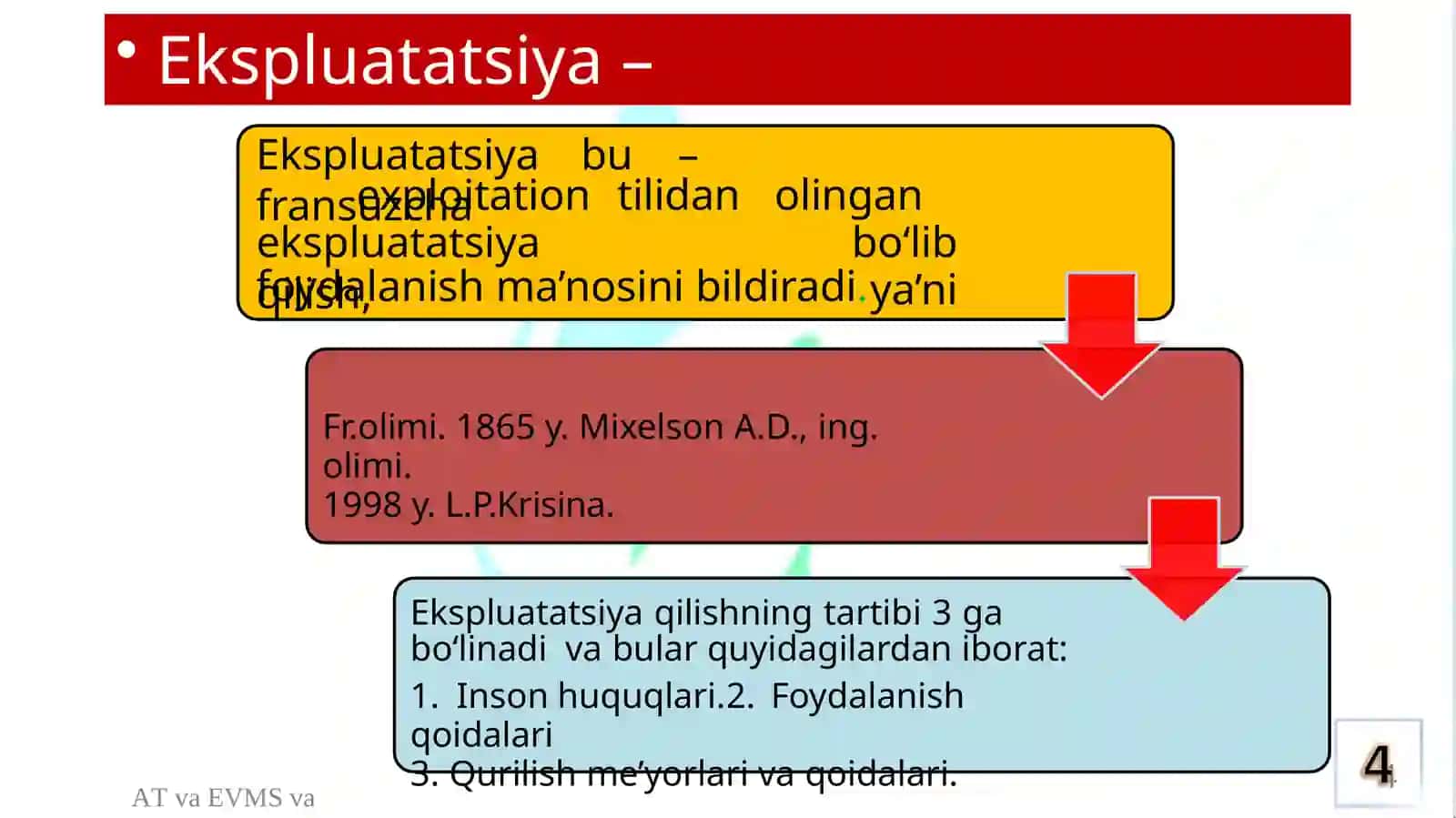 Avtomatlashtirish sistemalari ekspluatatsiyasi 4