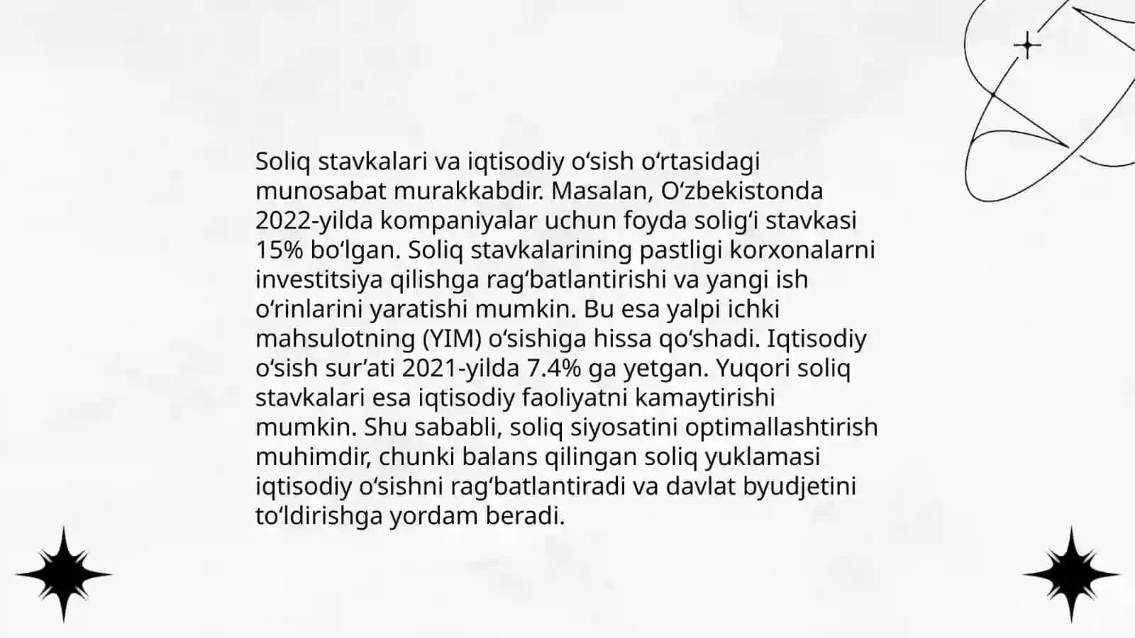 Soliq va budjet multipikatori 4