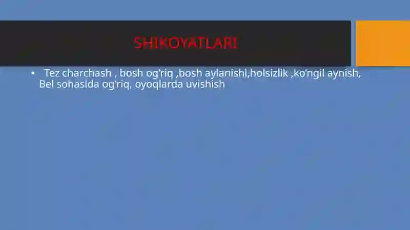 Normayev Shamshod's clinical audit 4