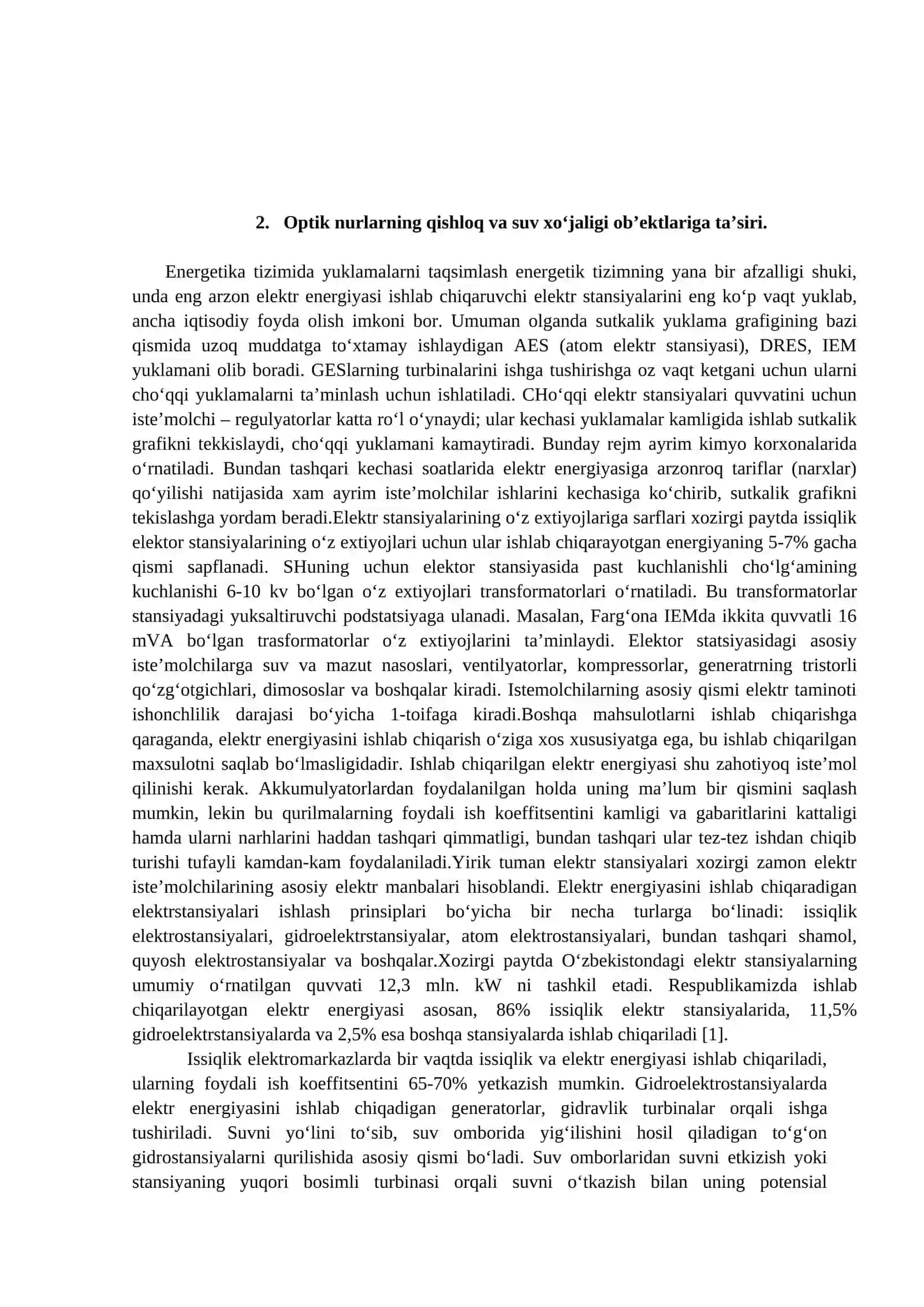 OPTIK NURLARNING FOTOBIOLOGIK TA’SIRLARI. OPTIK NURLANISHLARNING KATTALIKLARI VA O‘LCHOV BIRLIKLARI 4